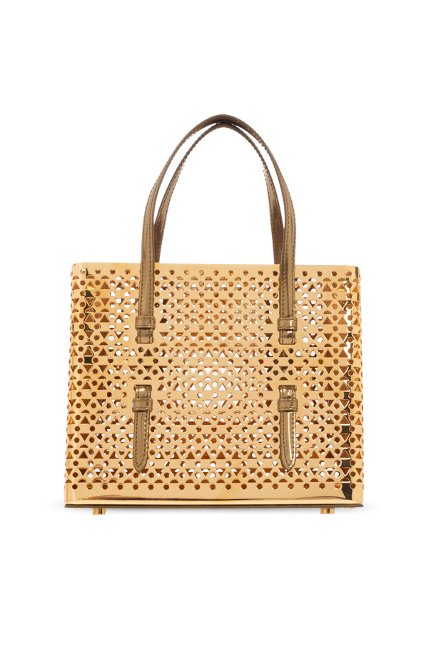 Gold 'Mina 20' shoulder bag Alaïa - SchaferandweinerShops